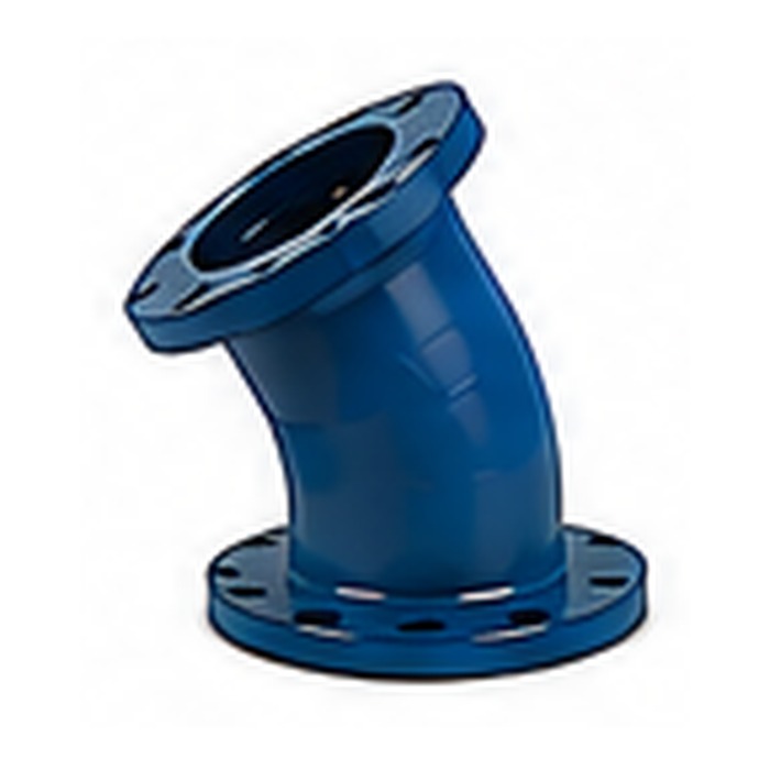 Curva flangeada 45° em ferro fundido — Angolini & Angolini